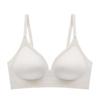 Women's Seamless Wire-Free V-Neck Mesh Bra - Comfortable and Soft Support Underwear