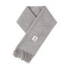RECLOW RECLOW LAND 100% Cashmere Muffler Gray