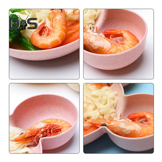 Serviertablett aus Kunststoff, leicht zu reinigen, langlebig, BPA-freier Teller mit getrockneten Früchten