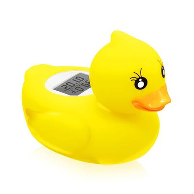 Baby Bath Tub Water Thermometer - Digital Water Temperature Thermometer & Room Thermometer, Duck Floating Toy for Infant Toddler Bathtub Pool