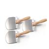 Curved Putty Knife Stainless Steel Heavy Duty Wallpaper Removal Drywall Finishing Plaster Scraper Wooden Handle Hand Tools