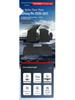 Durable Black Non-slip Nylon Floor Mats for JAC Refine M4 2020-2021 Models