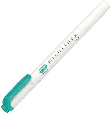 Mildliner Highlighter Pen Set - Mild Summer Green Double-Sided 4-Pack