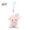 Plushie Gift for Girls Goodnight Sheep Plush Keychain, Cute Sleepy Lamb Stuffed Toy with Nightcap, Fluffy Keyring Soft Bag Charm Backpack And Nursery