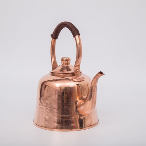 NIGOE Copper Kettle, Pure Copper, Handmade Copper Teapot, Pure Copper Coffee Pot, Large Capacity, Traditional Craft, Handmade, Direct Heat Safe, Suita