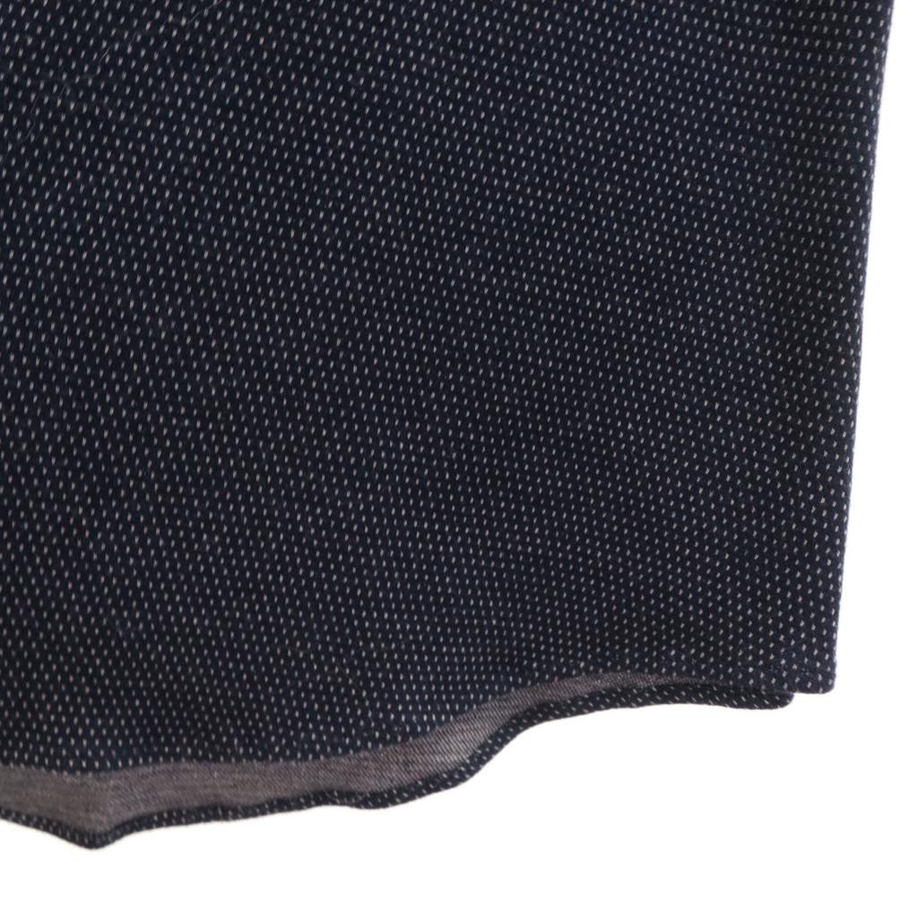Emporio Armani Overall handle Long sleeve Cotton shirt 42 Navy Men's Used