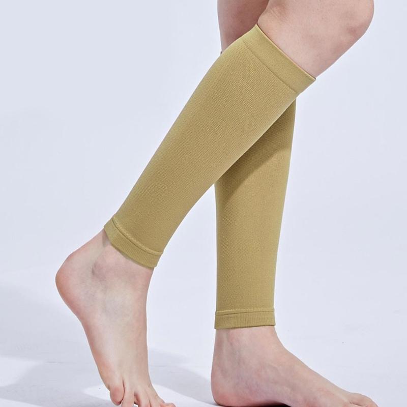 1 Pair Calf Compression Sleeve Leg Sleeve Brace for Shin Splints Pains Relief Footless Compression Socks for Football