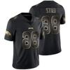 Pánský dres NFL týmu Bavlněná směs Fanouškovské oblečení Raiders 28 Saints 13 Cowboys 54 Eagles 86 Panthers 22 49ers 85 Černá zlatá edice
