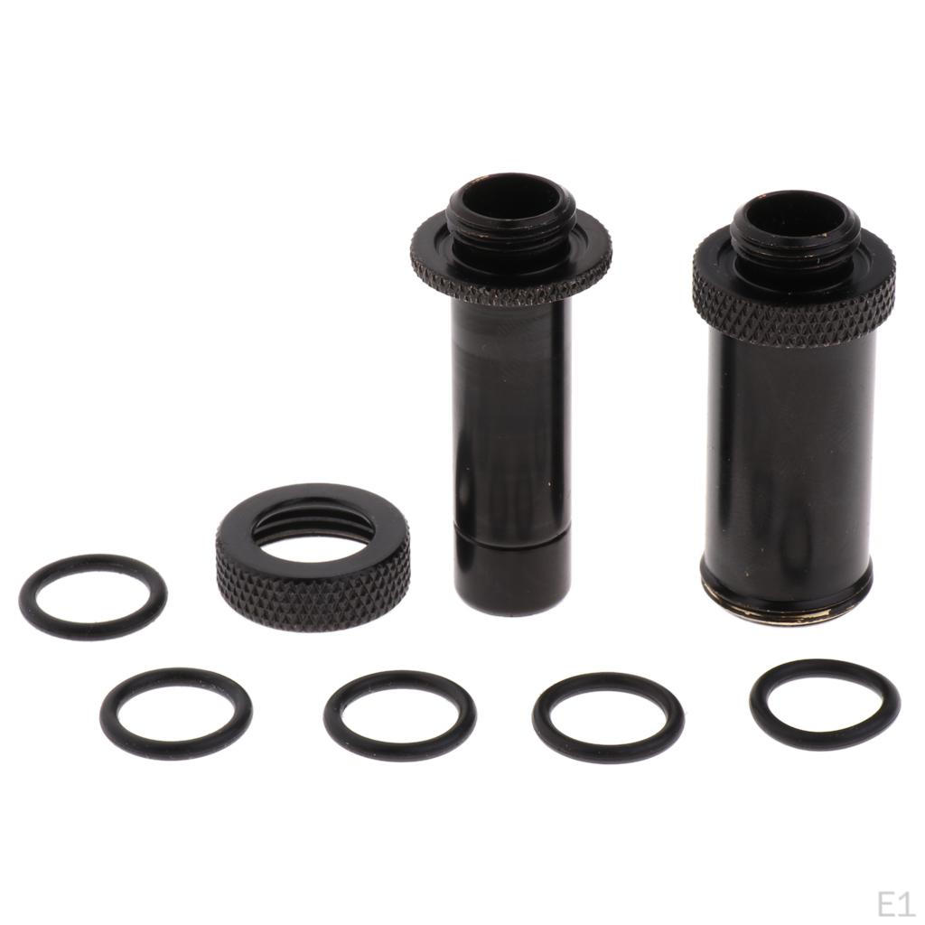1 Piece G1/4" Adjustable (41-69mm) Dual External Thread