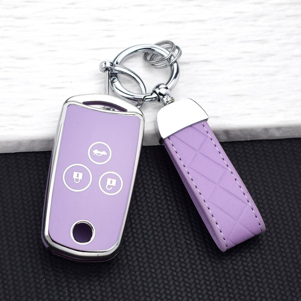TPU Car Flip Key Case Cover For Acura TL TSX ZDX RSX CRZ Honda Civic Fit Accord CRV HRV Jazz Odyssey Car Key Chain Accessories