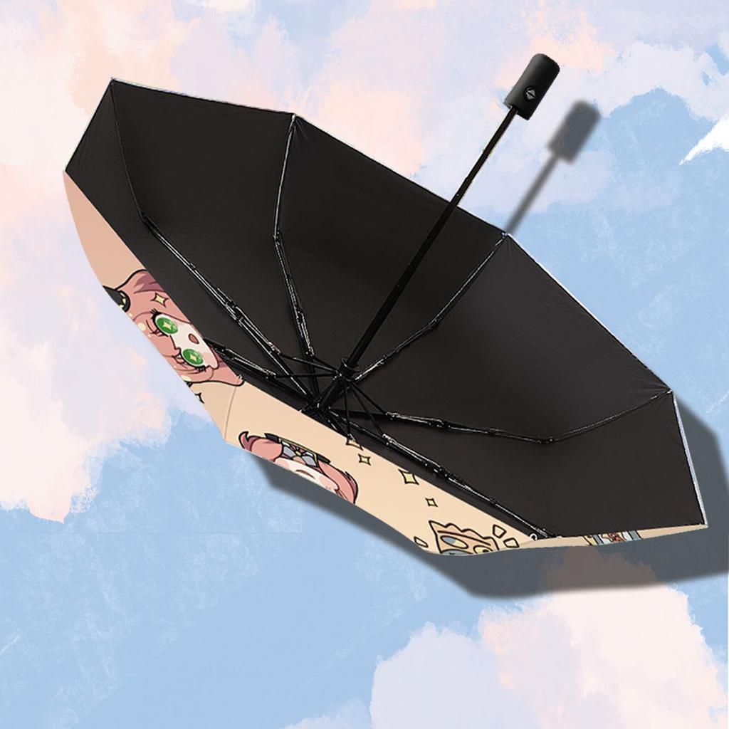 Ania SPY×FAMILY Peripheral Umbrella Cartoon Anime Student Sunny and Rainy Folding Dual-purpose Sunscreen Umbrella Girls Gift