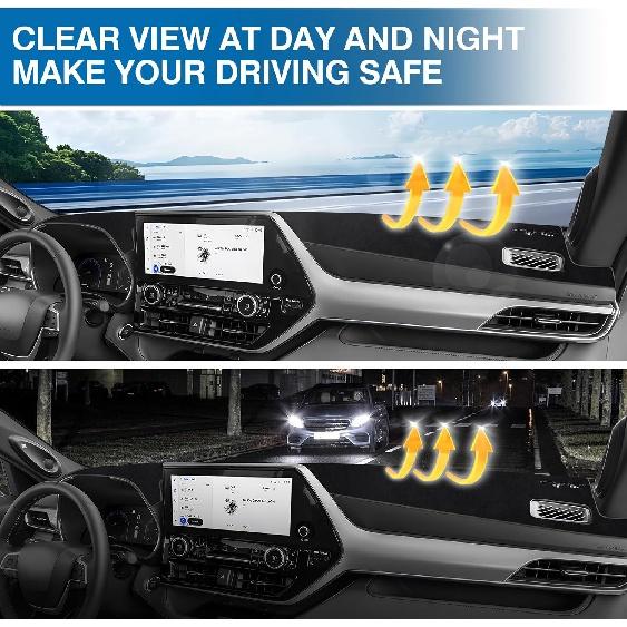 KUST Car Dashboard Cover Mat for Toyota Highlander 2020-2024 Left Hand Driving Non-slip Dashboard Mat Pad Interior for Toyota Highlander Accessories