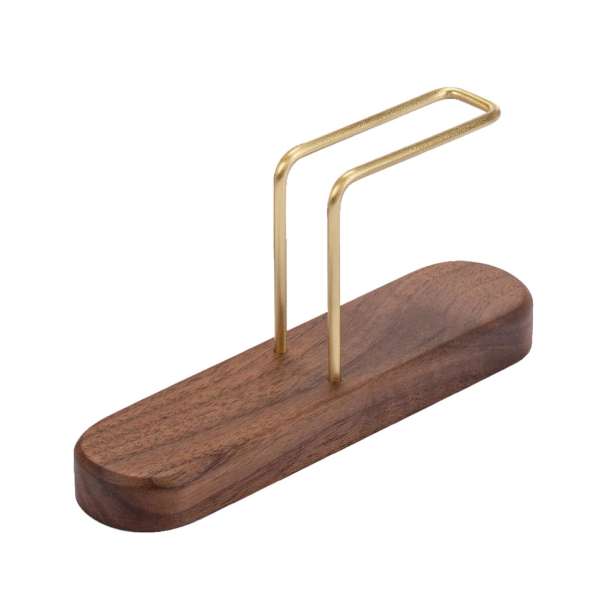 

ENN LLC Coffee Filter Holder Wooden Disposable Coffee Filter Stand (Black Walnut)
