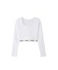 ARCLIVE Leak Square Button Band T (White)