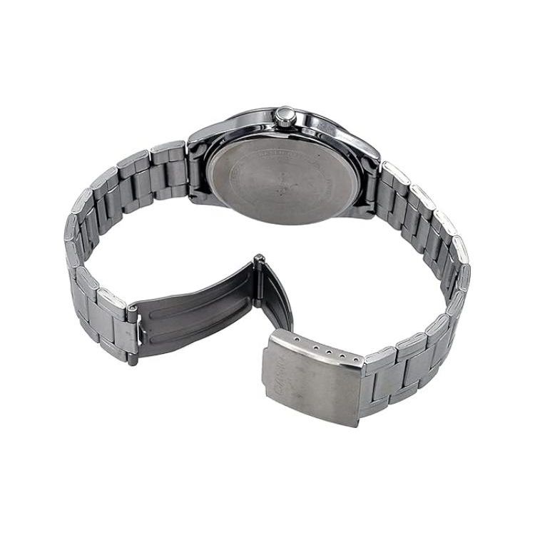 Casio Standard Series Classic Retro Small Round Business Fashion Digital Dial Watch Quartz Movement Stainless Steel Strap Men watches MTP-V005D-7B4