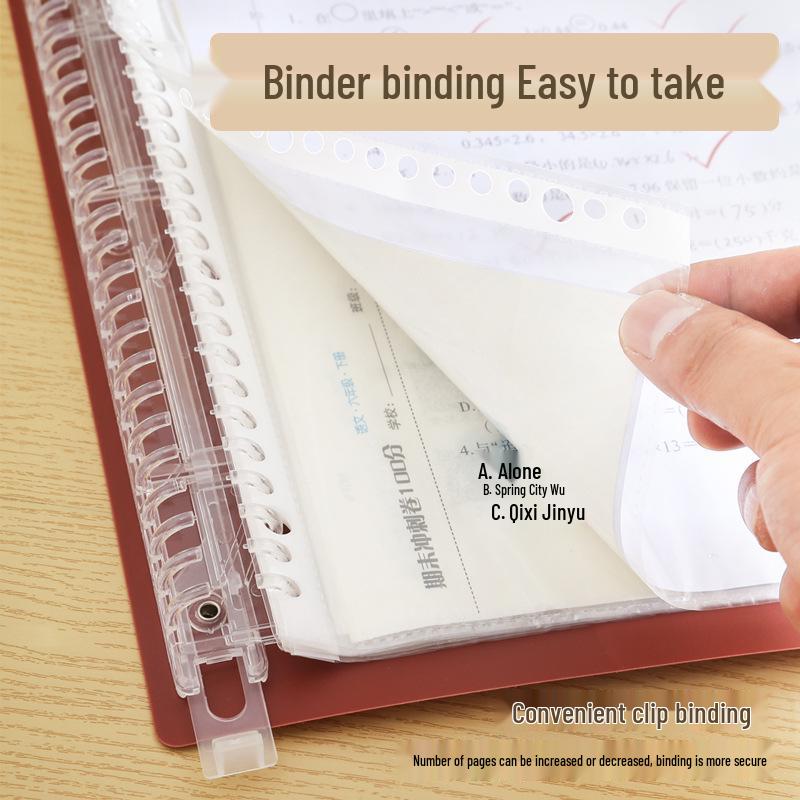 A3 Push-Pull Test Paper and Certificate Collection Book for Primary School & Kindergarten