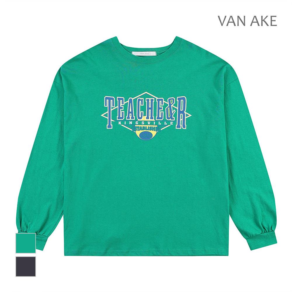 VANAKE Lettering Print T-Shirt_Vb3Ytsm308Z