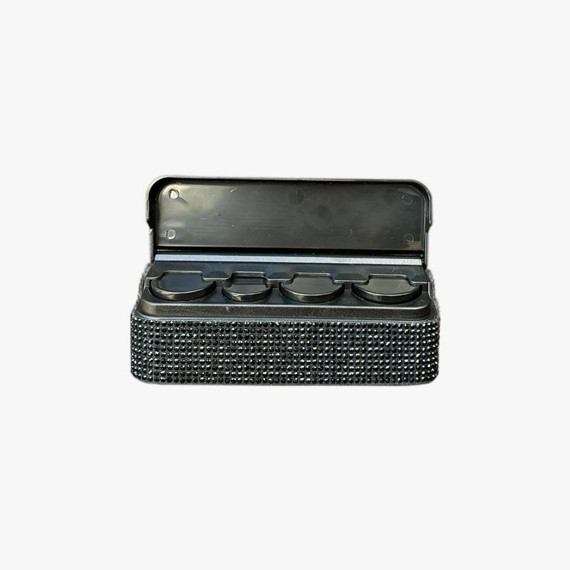 New Diamond-Studded Car Coin Holder - Creative Anti-Slip Mini Money Box