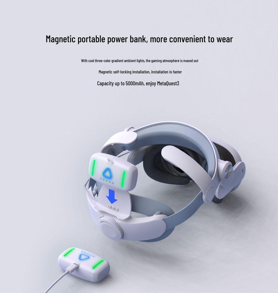 Meta Quest 3 S Elite Power Headband: Battery Version Accessory