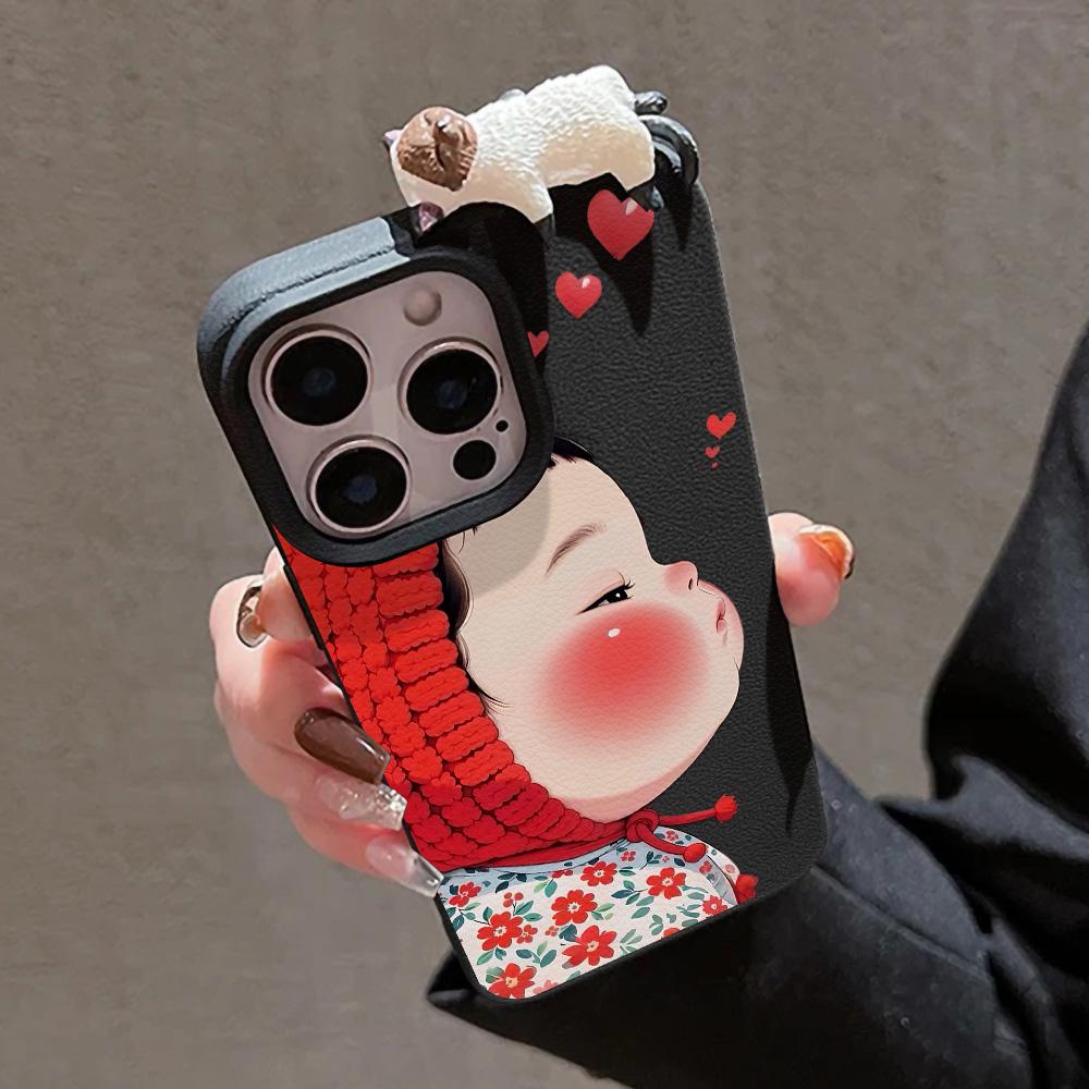 

Расписной чехол для телефона для iPhone 11 12 13 14 15 16 iPhone 11 12 13 14 15 16 Pro 12 13 14 15 16 Pro Max iPhone 16 Pro Max чёрный