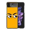 Funny Face Cute Cases For Samsung Galaxy Z Flip 4 5 6 7 3 Z Flip7 Flip6 Flip4 Flip5 Flip3 5G Hard Shockproof Fundas Cover Galaxy