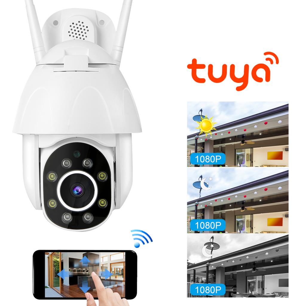 Tuya 1080P WiFi High Definition Camera PIR Night View Waterproof Remote Intelligent Surveillance