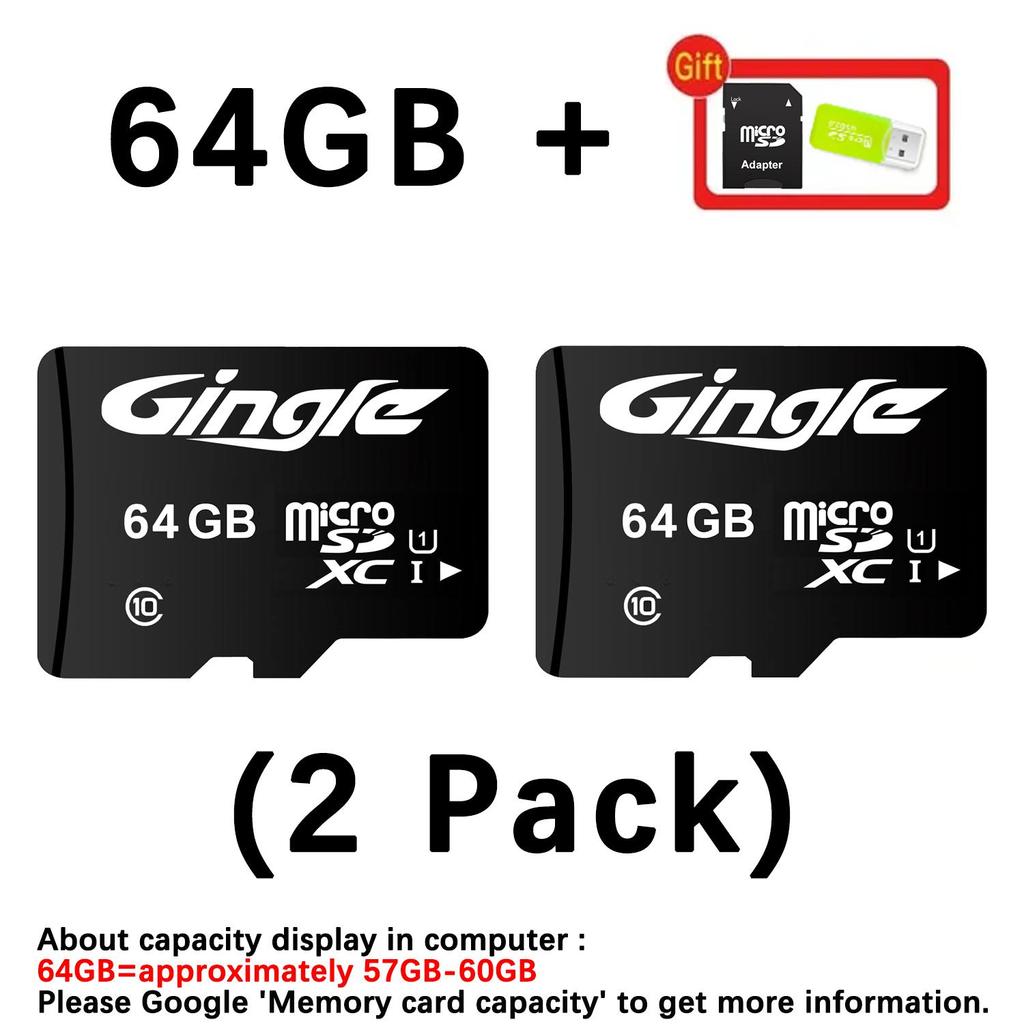 Memory Card 64GB Micro SD Card SD TF Card Flash Card Class10 Memory Card 64 GB microSD TF C10 64G SDXC + card reader SD adapter Memory Card for Phone