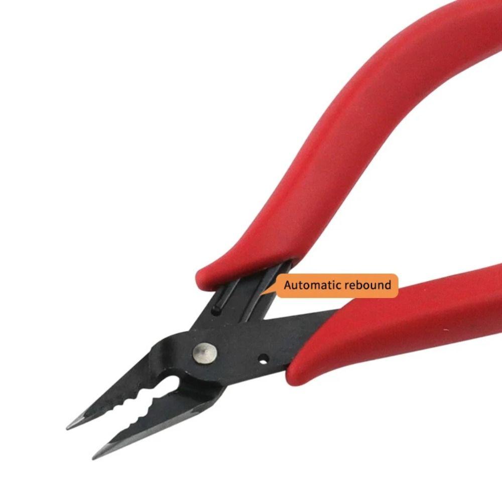 Carbon Steel Jewelry Making Pliers Double Rings Needle Nose Pliers Beading Pliers Handmade Jewelry