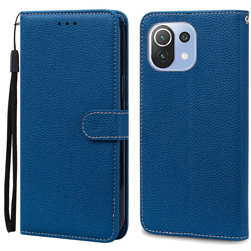 Mi 11 Lite Deksel For Xiaomi Mi 11 Lite 5G NE Lær Lommebok Flipdeksel For Xiaomi Mi 11 Lite Deksel Mi11 11i Cover Coque Fundas