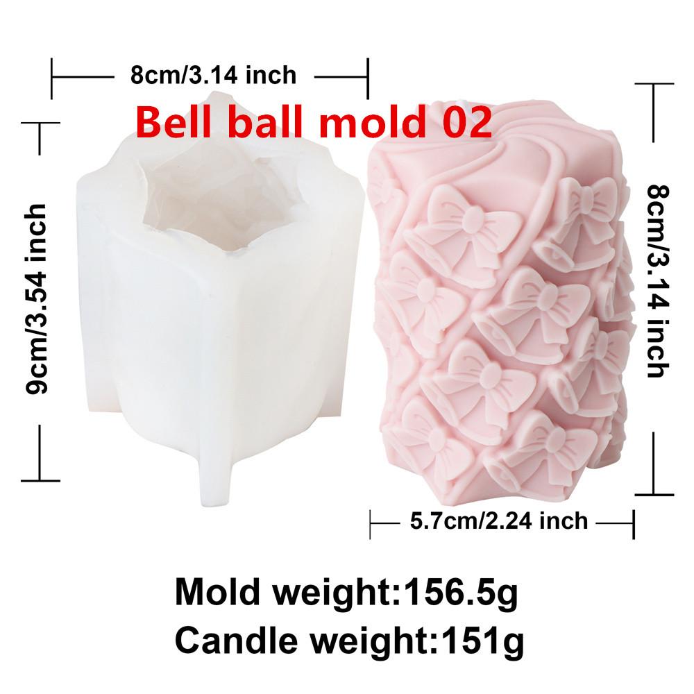 3D Christmas Tree Santa Claus Candle Silicone Molds DIY Christmas Decor Soap Making Festive Aromatherapy Candle Supplies