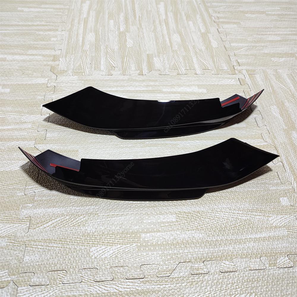 For BMW F32 F33 F36 4 Series 420i 425i 430i 440i M440i 420d 2014-2020 M-Sport M-Tech Front Bumper Lip Spoiler Splitters Tuning Gloss Black