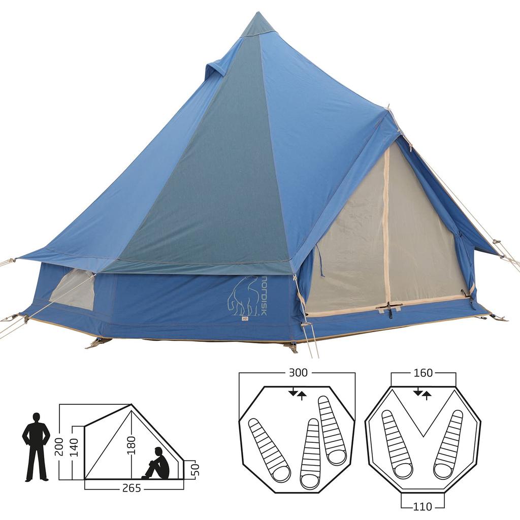 Nordisk Asgard Denim Tent 142034 Asgard Cotton Tent [Nordisk] 7.1 7.1 [Item]