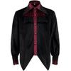 Men’s Halloween Medieval Costume Lace Pleated Shirt