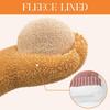 Women Winter Knit Balaclava Hat Thick Warm Polar Fleece Lined Hooded Scarf Ear Warmer Neck Gaiter Cap