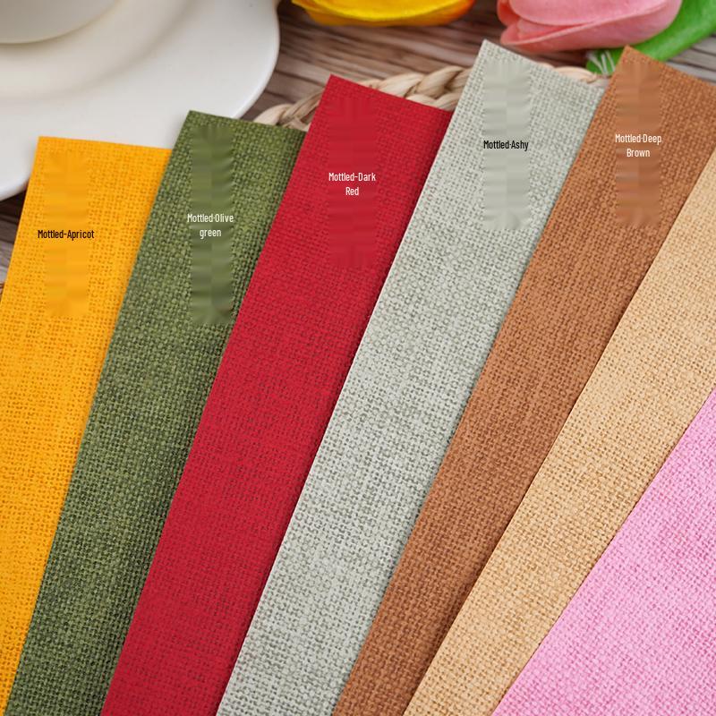 A4 120g Linen Texture Art Paper: Handmade Journal & Specialty Packaging Collection Pack.