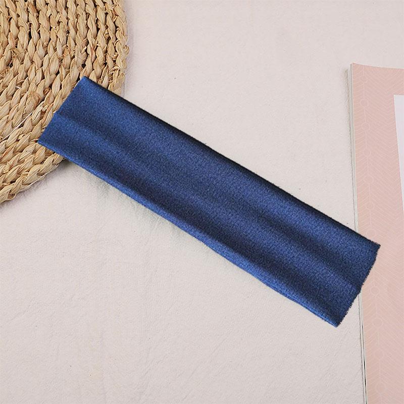 Stretchiga Sport Yoga Hårband Enfärgade Tennis Elastiska Pannband Fitness Yoga Huvudbonader för Kvinnor Håraccessoarer