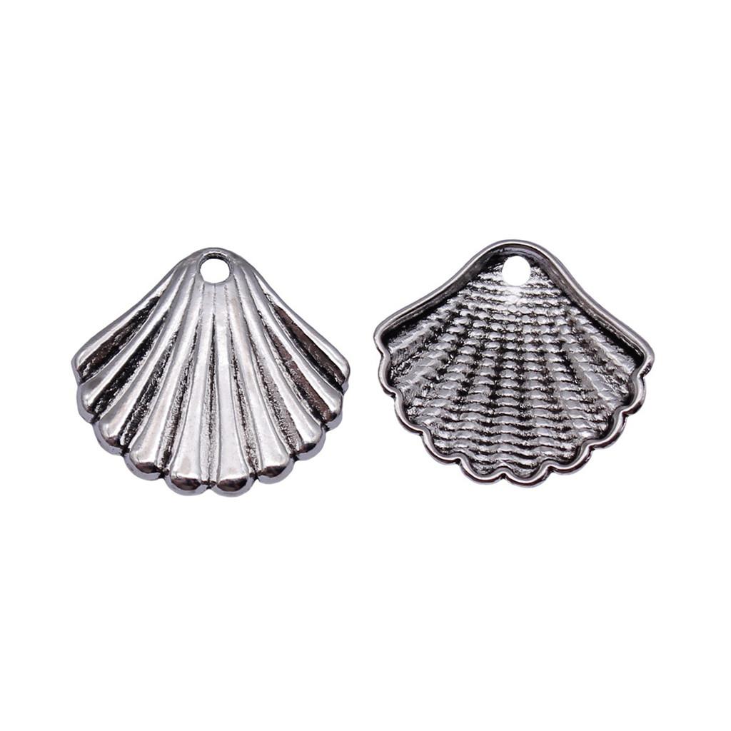 Shell Charms Multi Color Alloy Pendants For Beach Themed DIY Jewelry Accessories