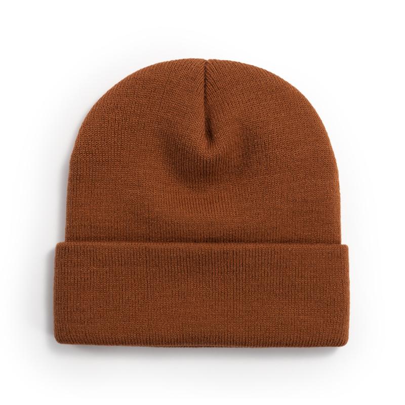 Knitted Beanie Cap Winter Accessories Multicolored Beanies Custom Embroidery Acrylic Fashion Skullies Hats Winter Knitted Hat