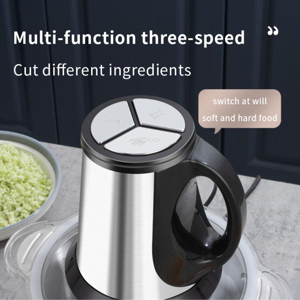 3L Mini Food Chopper Multifunctional Food Processor Pounding Blender Meat Grinder  Kitchen Use