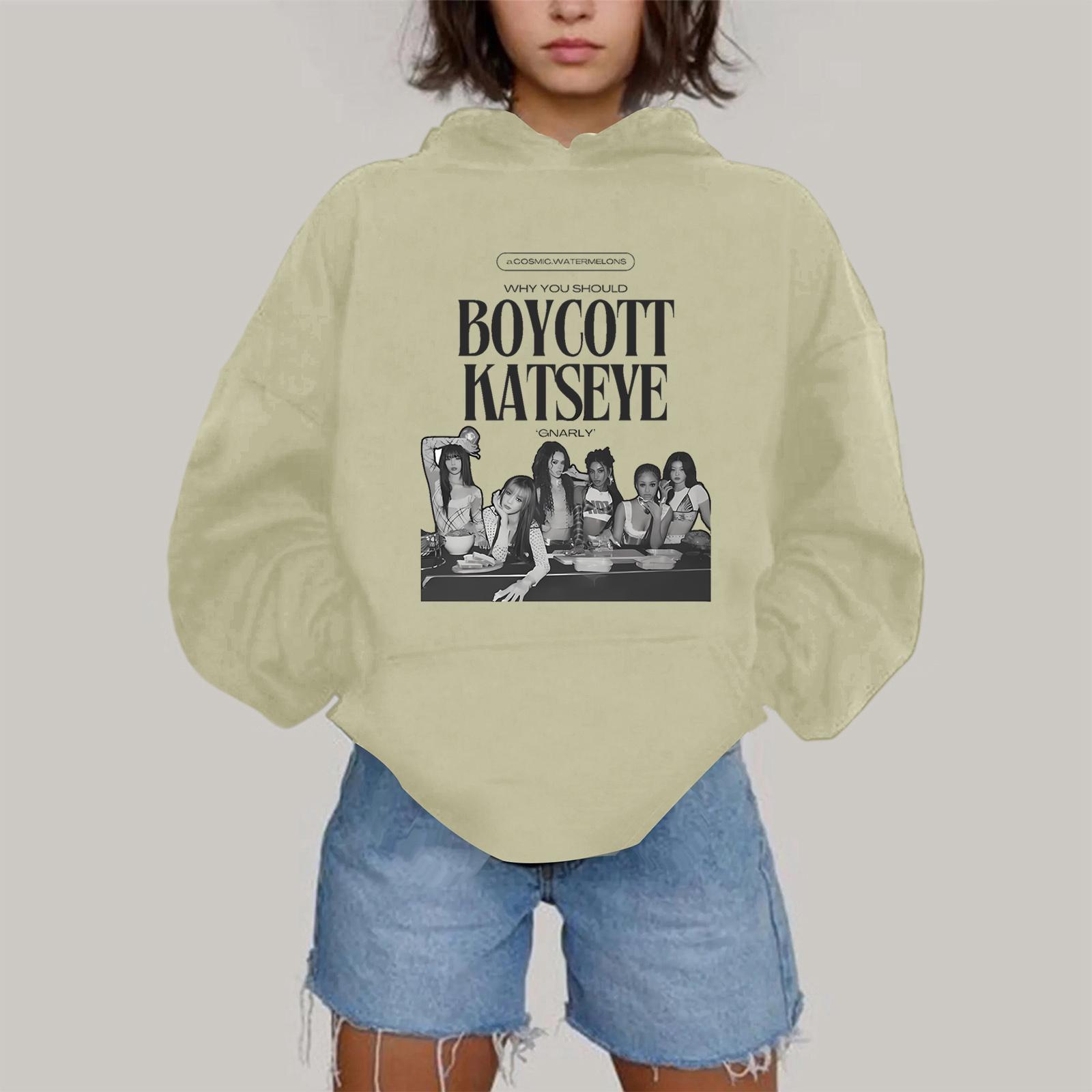 

Женская модная повседневная толстовка с капюшоном, длинным рукавом и принтом XL