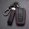 3Buttons Leather Car Key Case Cover Shell For Toyota Prius Camry Corolla CHR C-HR RAV4 Land Cruiser Prado Keychain Accessories