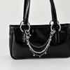 Hip Hop Cross Pentagram Bag Chain Pendant, Fashion Metal Chain Keychain Pendant