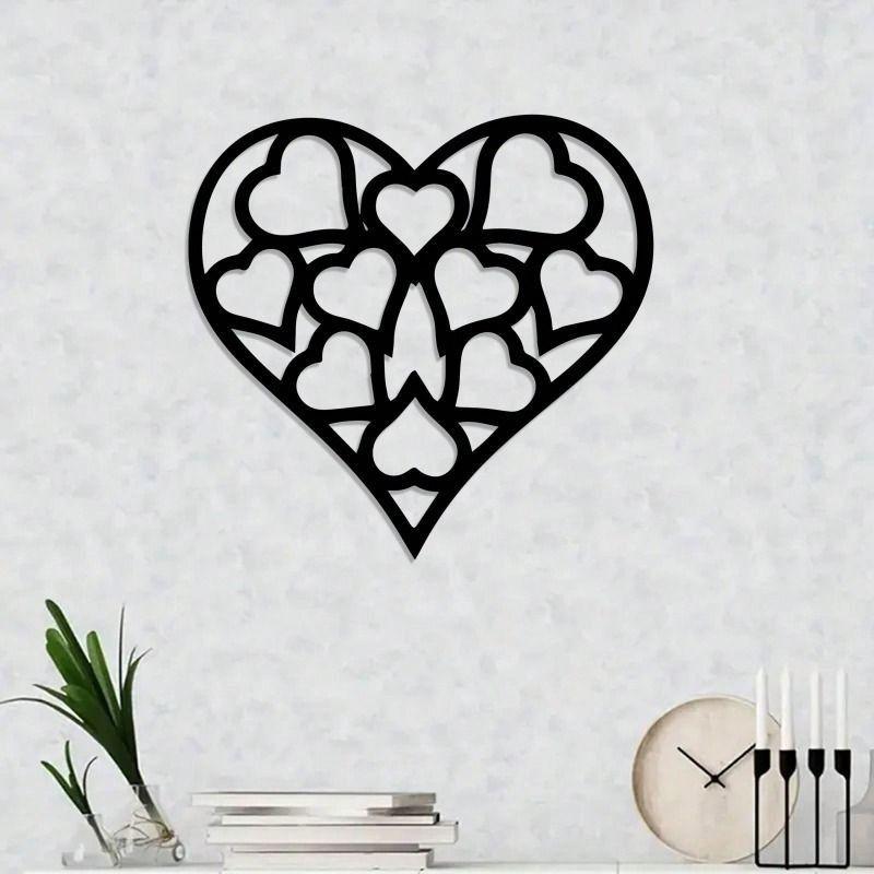 

Modern Wrought Iron Wall Sculpture Wolf Garden Interior Decor