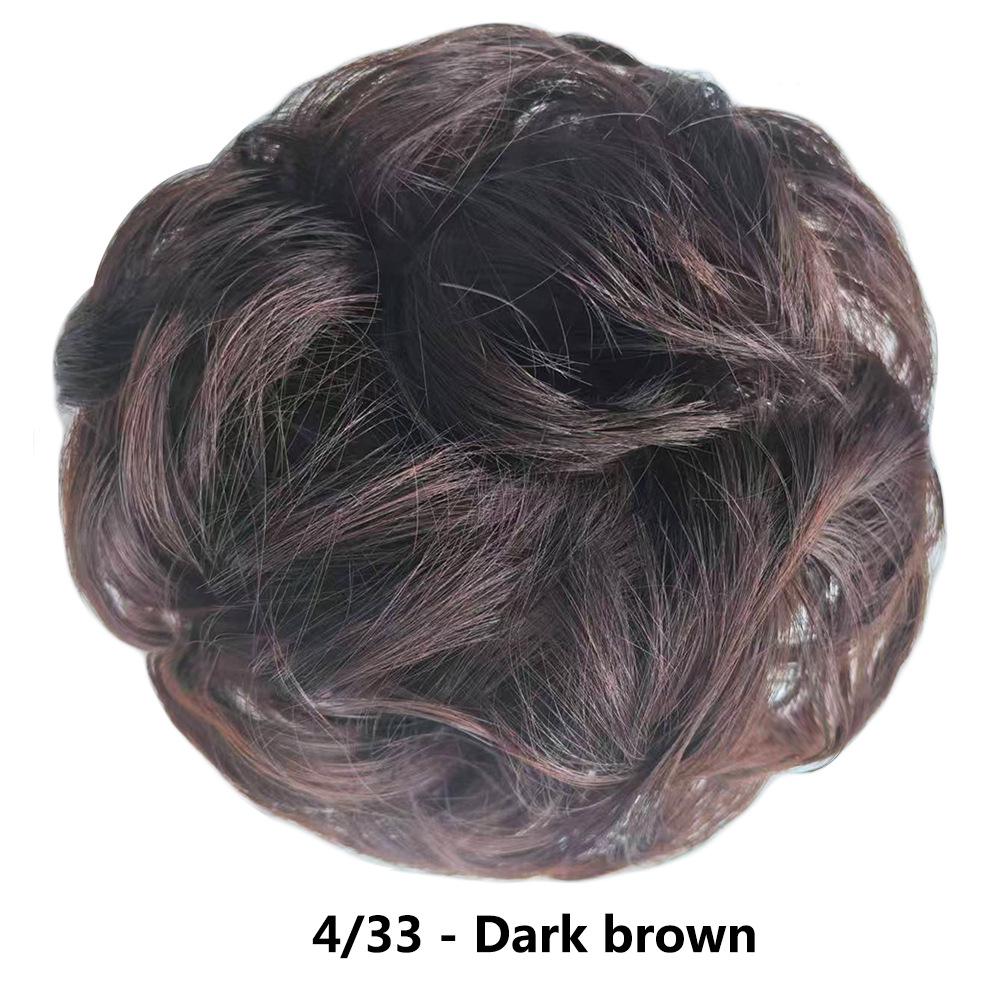Elastici per Capelli Moda Europei e Americani - Elastici Morbidi e Spettinati per Donne, Accessori per Chignon e Parrucche, Stile Fiore a Bocciolo