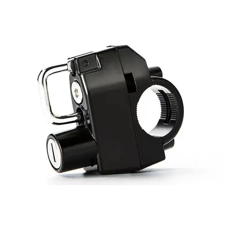 Universal Motorcycles Helmet Lock Anti-Theft Helmet Lock Handlebar Mount Motorcycle Electric Motorbike Security Lock Accessories