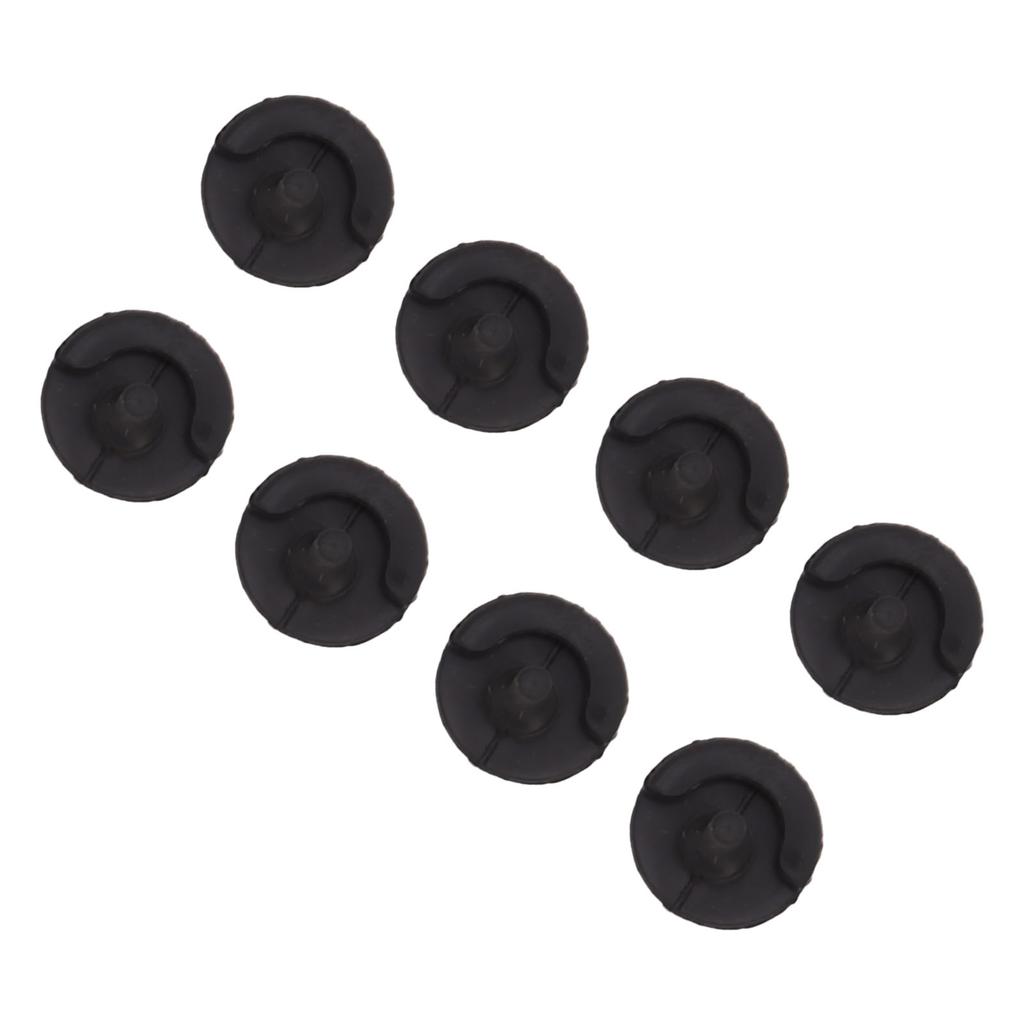 8ks Silikonové nožičky fritézy Odolné proti poškrábání Kulaté tepelné izolace Kuchyňské nožičky podnosu pro pánev