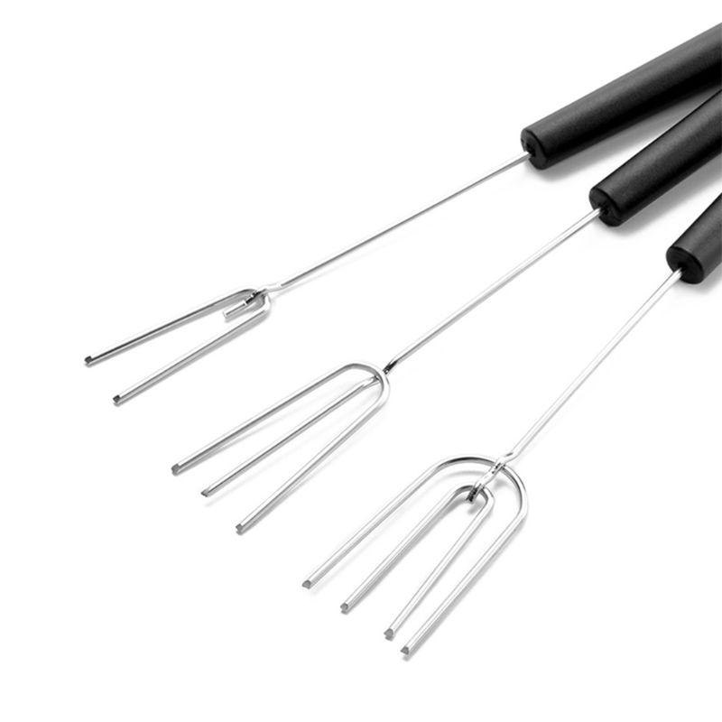 DERCLIVE DIY Stainless Steel Baking Supplies Chocolate Dip Fork Set Ten Piece Set DERCLIVE DIY Stainless Steel Baking Supplies Chocolate Dip Fork Set Ten Piece Set