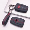 Silicone Car Key Fob Cover with Matching Keychain Compatible with Toyota Camry Corolla RAV4 Highlander Avalon, Fits Toyota Camry Corolla RAV4 Prius