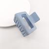 Simple Women Girls Small Hair Clip Matte Clear Jelly Color Rectangular Medium Hair Clip for Thick Hair Non-slip Hair Clip