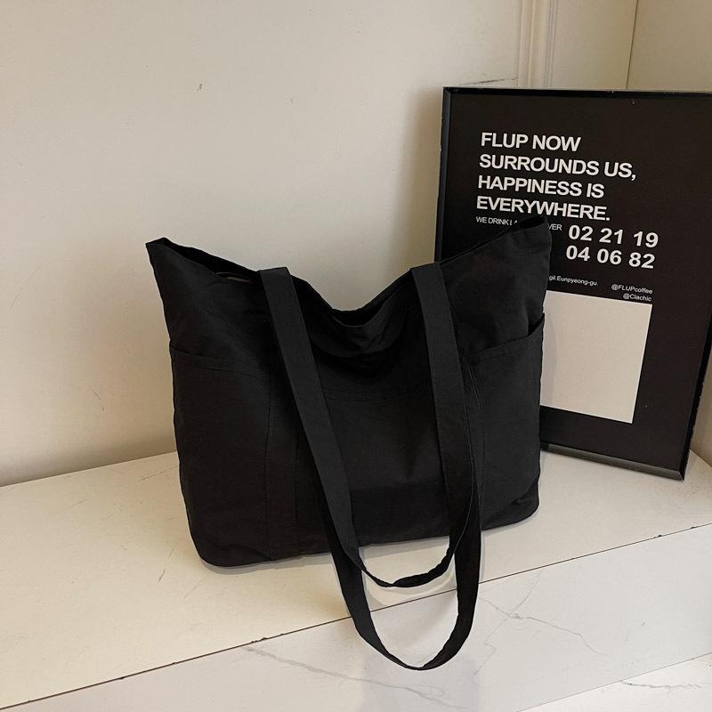 Large-capacity Tote Bag, for Work and Outing, Niche Design, Commuting, Leisure, Literature and Art, Student Books, and One-shoulder Cloth Bags
